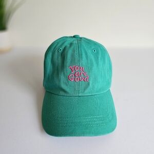 “You are Good” Cotton Y2K Letters Embroidered Statement Hat Baseball Cap